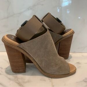 Marc Fisher Brown Suede Block Heels (US 6.5)